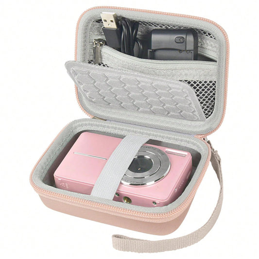Digital Camera Protective Case Compatible With CAMKORY/Pixpro/VAHOIALD/DSCW800 830/PowerShot 180 190- Case Only (Camera Not Included), Camera Bag