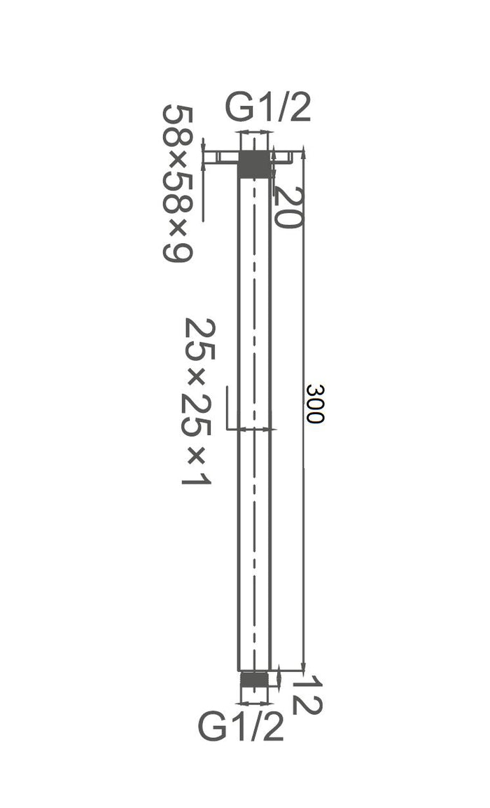 DOCCIA Ceiling Dropper Accessories ECT