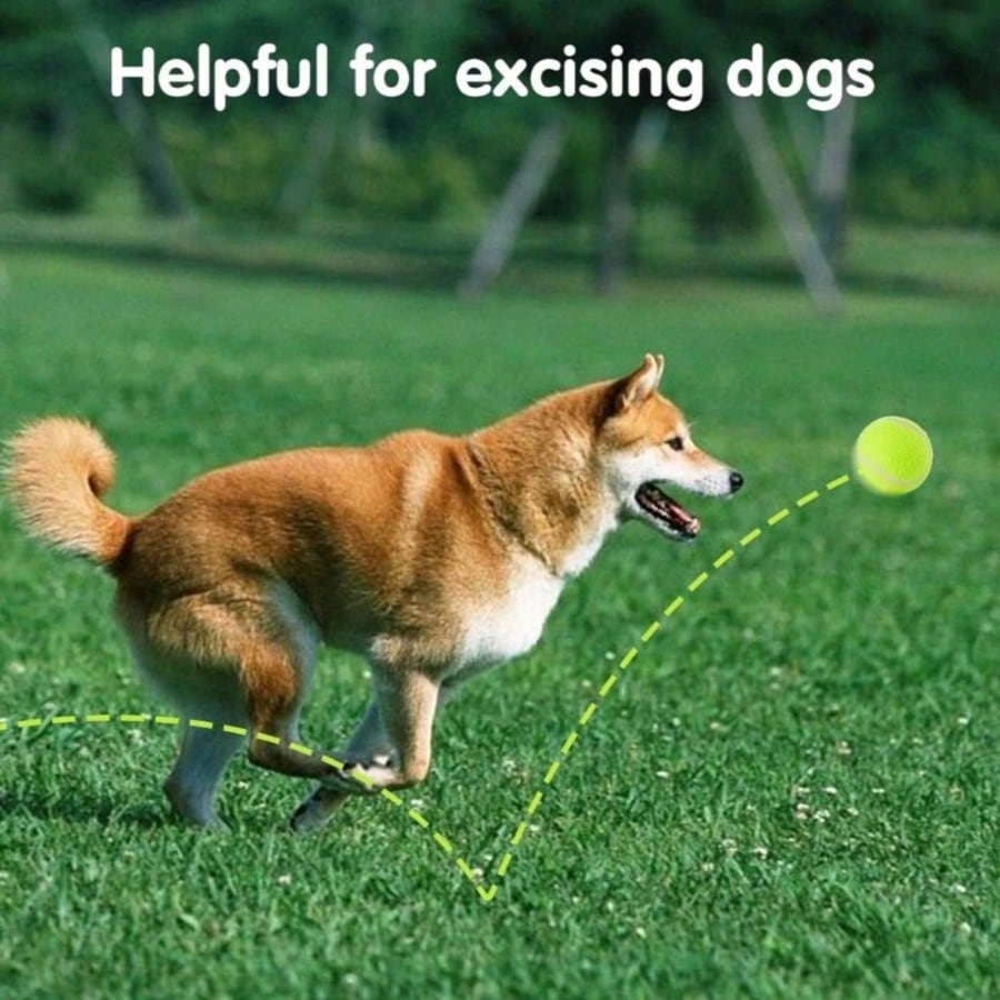 Dog Tennis Balls 6/12PCS, 2-Inch Mini Fetch Balls For Small Dogs, Launcher Compatible Interactive Pet Training Toys For Indoor & Outdoor Use