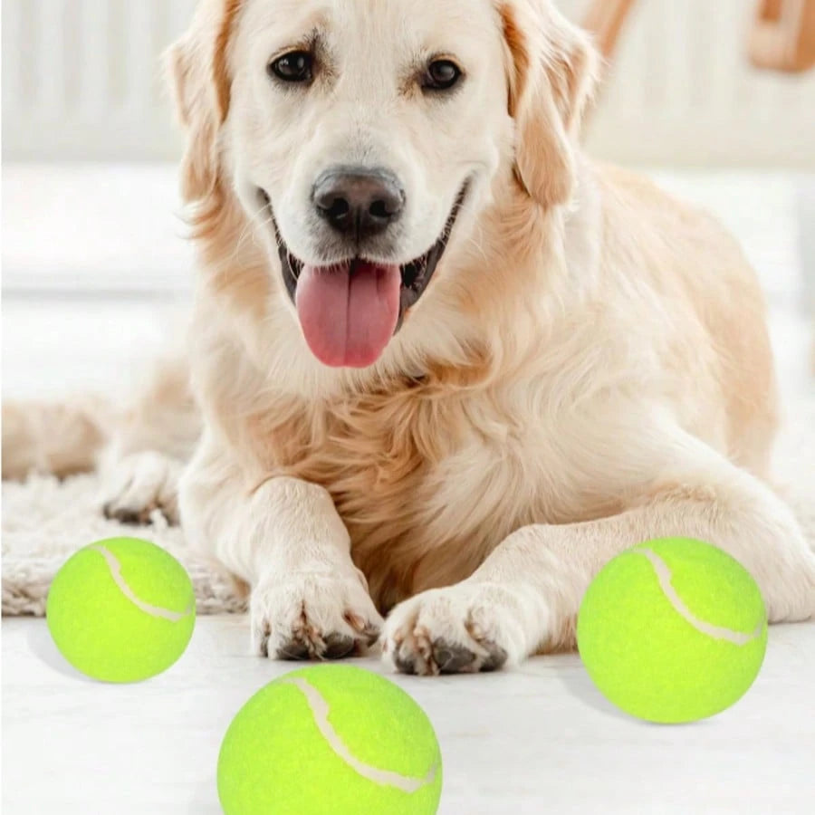 Dog Tennis Balls 6/12PCS, 2-Inch Mini Fetch Balls For Small Dogs, Launcher Compatible Interactive Pet Training Toys For Indoor & Outdoor Use