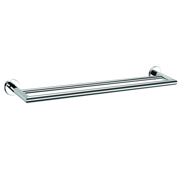 Dolce 700MM Double Towel Rail Chrome 3630D-CH Accessories Nero