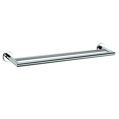 Dolce 700MM Double Towel Rail Chrome 3630D-CH Accessories Nero