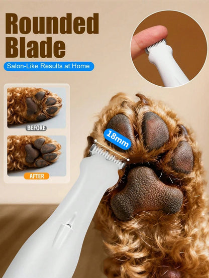 Electric Pet Grooming Clipper, Cat/Dog Paw Deshedding Tool, Pet Grooming Trimmer With LED Light, Electric Pet Clipper For Dogs And Cats, Multi-Functional Pet Shaver For Paws, Eyes, Ears, Face And Bott
