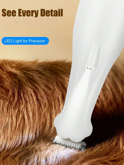 Electric Pet Grooming Clipper, Cat/Dog Paw Deshedding Tool, Pet Grooming Trimmer With LED Light, Electric Pet Clipper For Dogs And Cats, Multi-Functional Pet Shaver For Paws, Eyes, Ears, Face And Bott