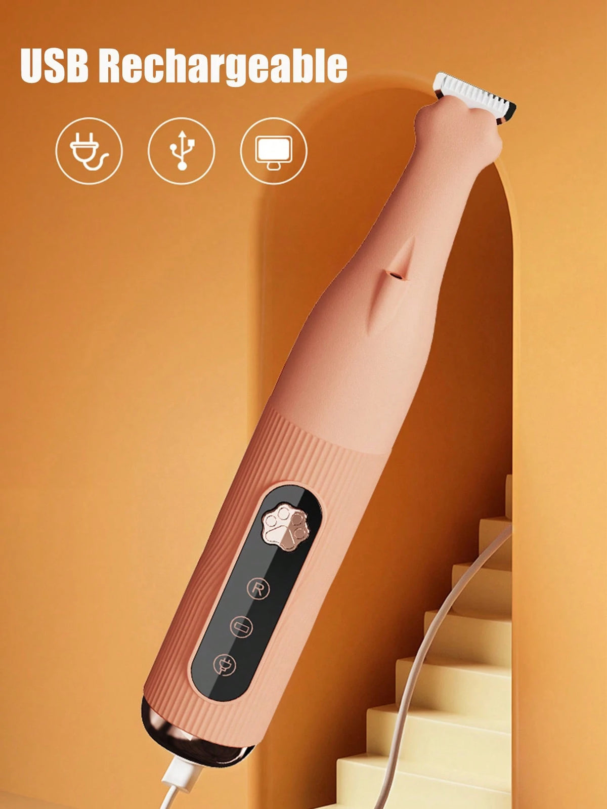 Electric Pet Grooming Clipper, Cat/Dog Paw Deshedding Tool, Pet Grooming Trimmer With LED Light, Electric Pet Clipper For Dogs And Cats, Multi-Functional Pet Shaver For Paws, Eyes, Ears, Face And Bott