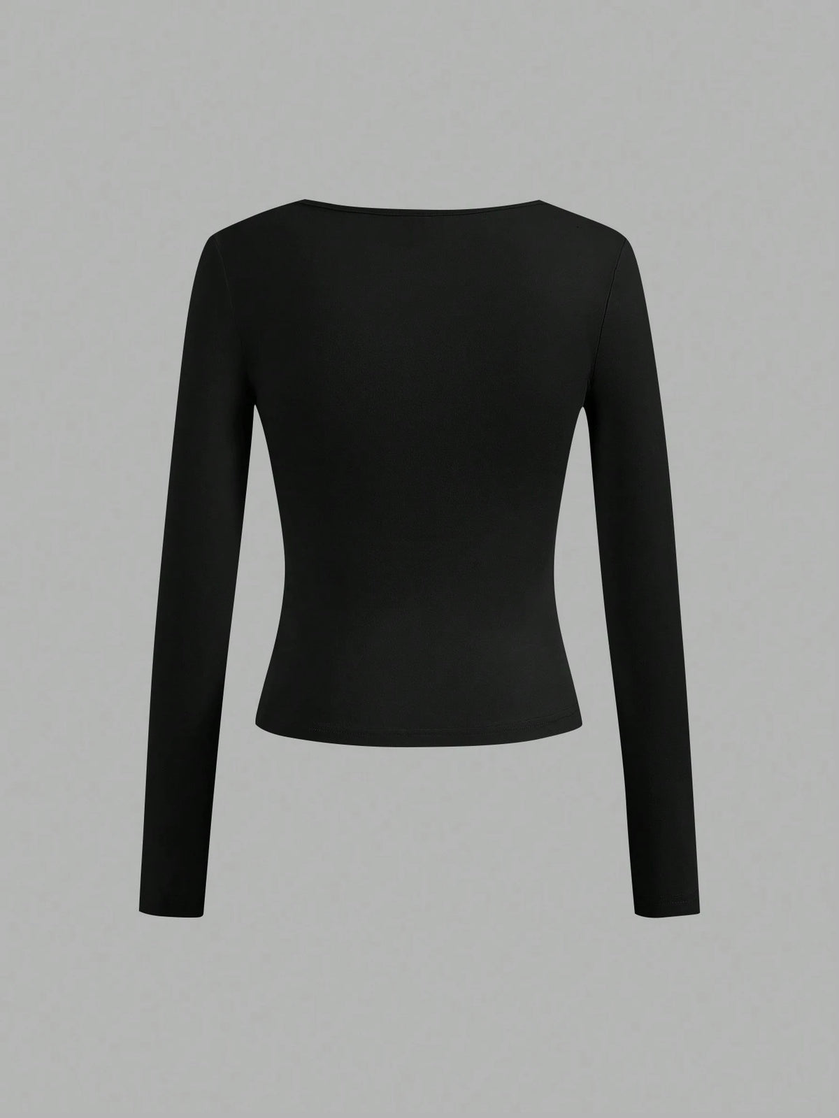 Essnce 4pcs/Set Casual Minimalist Multi-Color Slim Fit Crew Neck Long Sleeve Tees For Women, Autumn/Winter