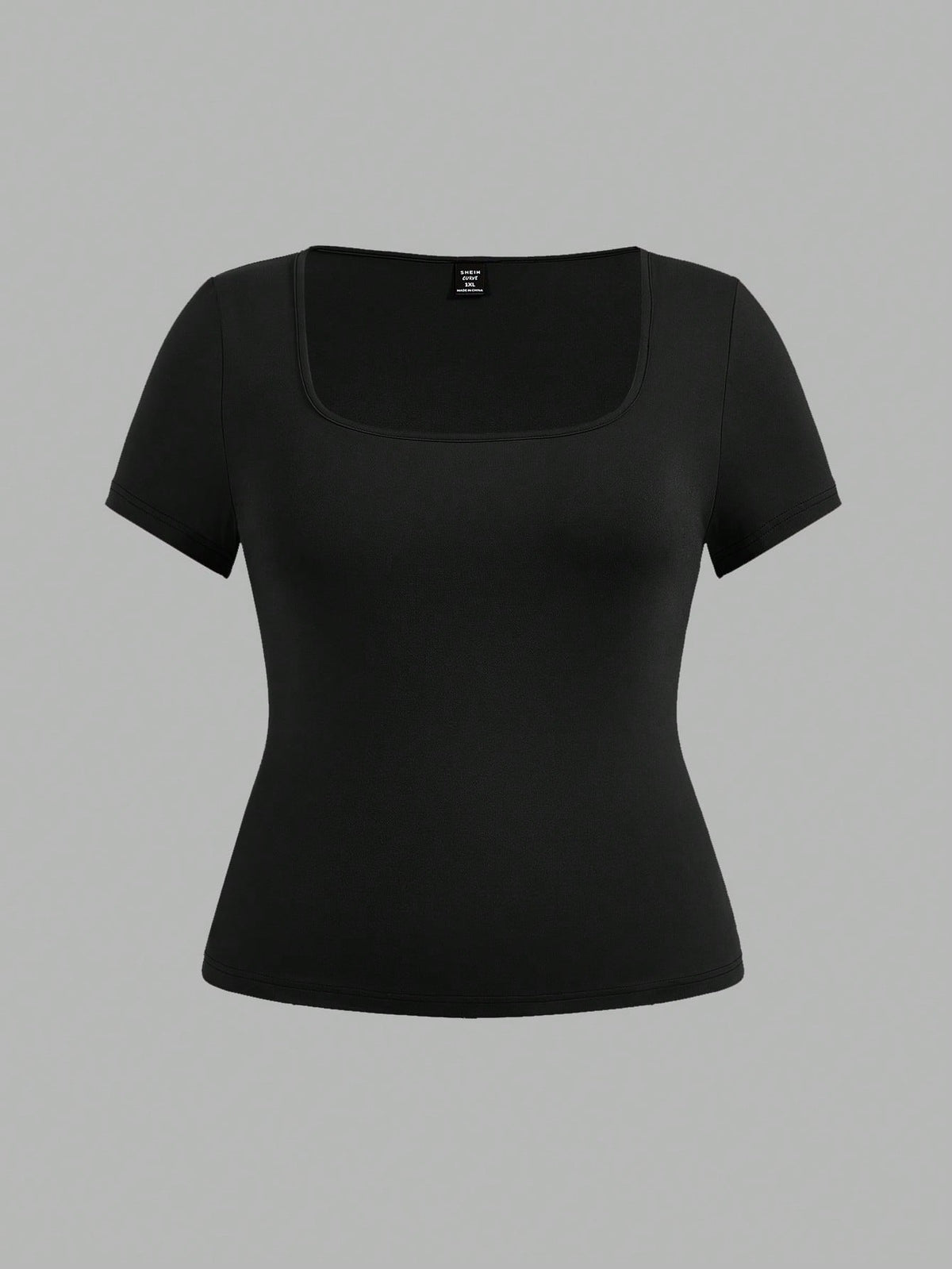 EZwear 3pcs/Set Crew Neck Short Sleeve Cropped Casual T-Shirt Pullover, Suitable For Summer, Plus Size Suitable For Going Out