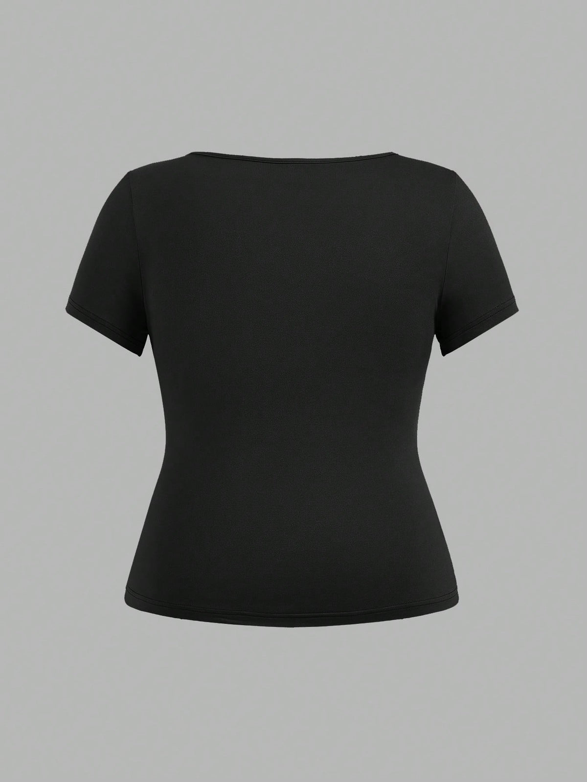 EZwear 3pcs/Set Crew Neck Short Sleeve Cropped Casual T-Shirt Pullover, Suitable For Summer, Plus Size Suitable For Going Out