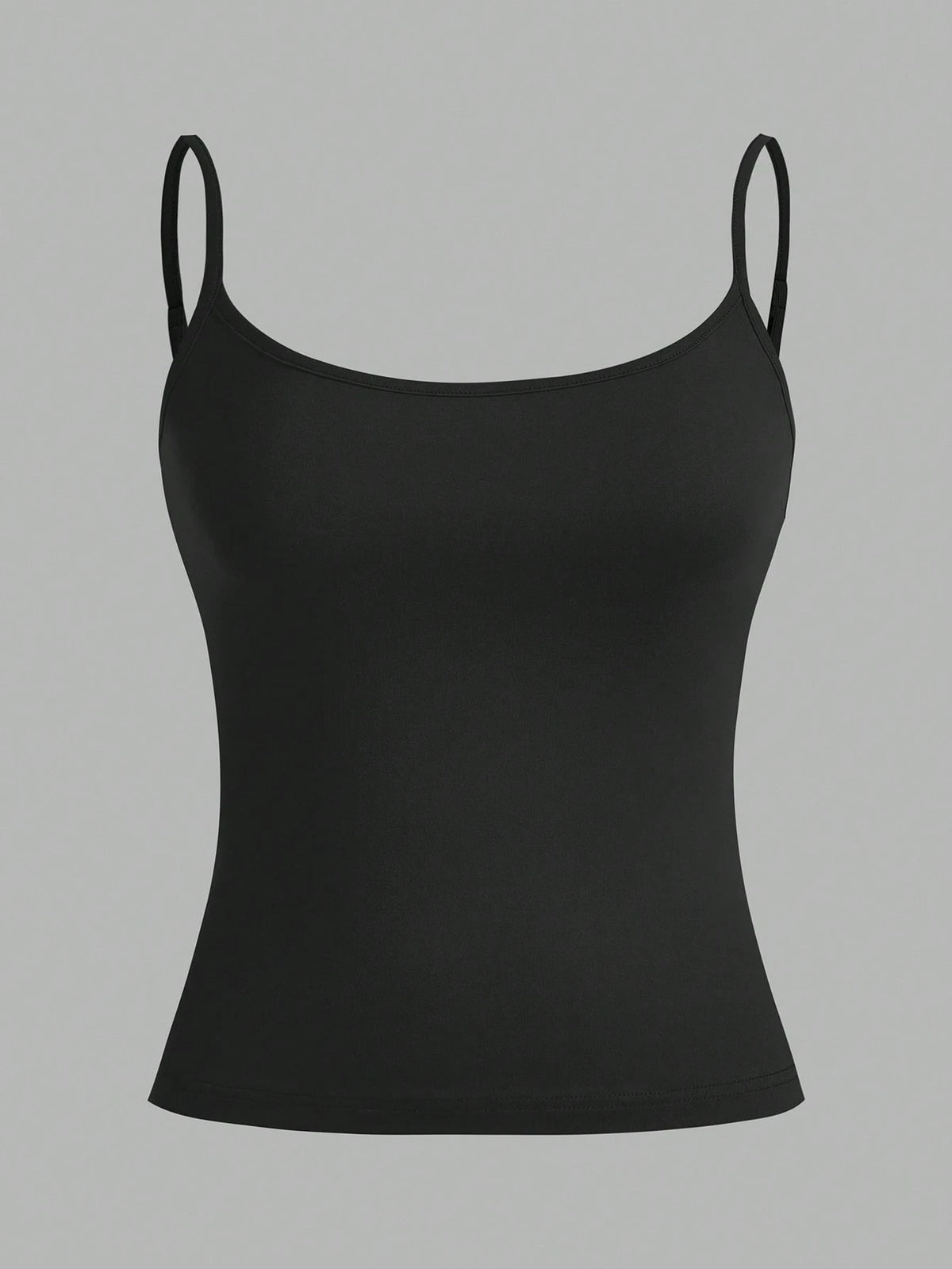 EZwear 3pcs Women's Camisole Cropped Tank Top, Fitted And Sexy, Suitable For Summer 3 Packs Black Tank Tops Back To School