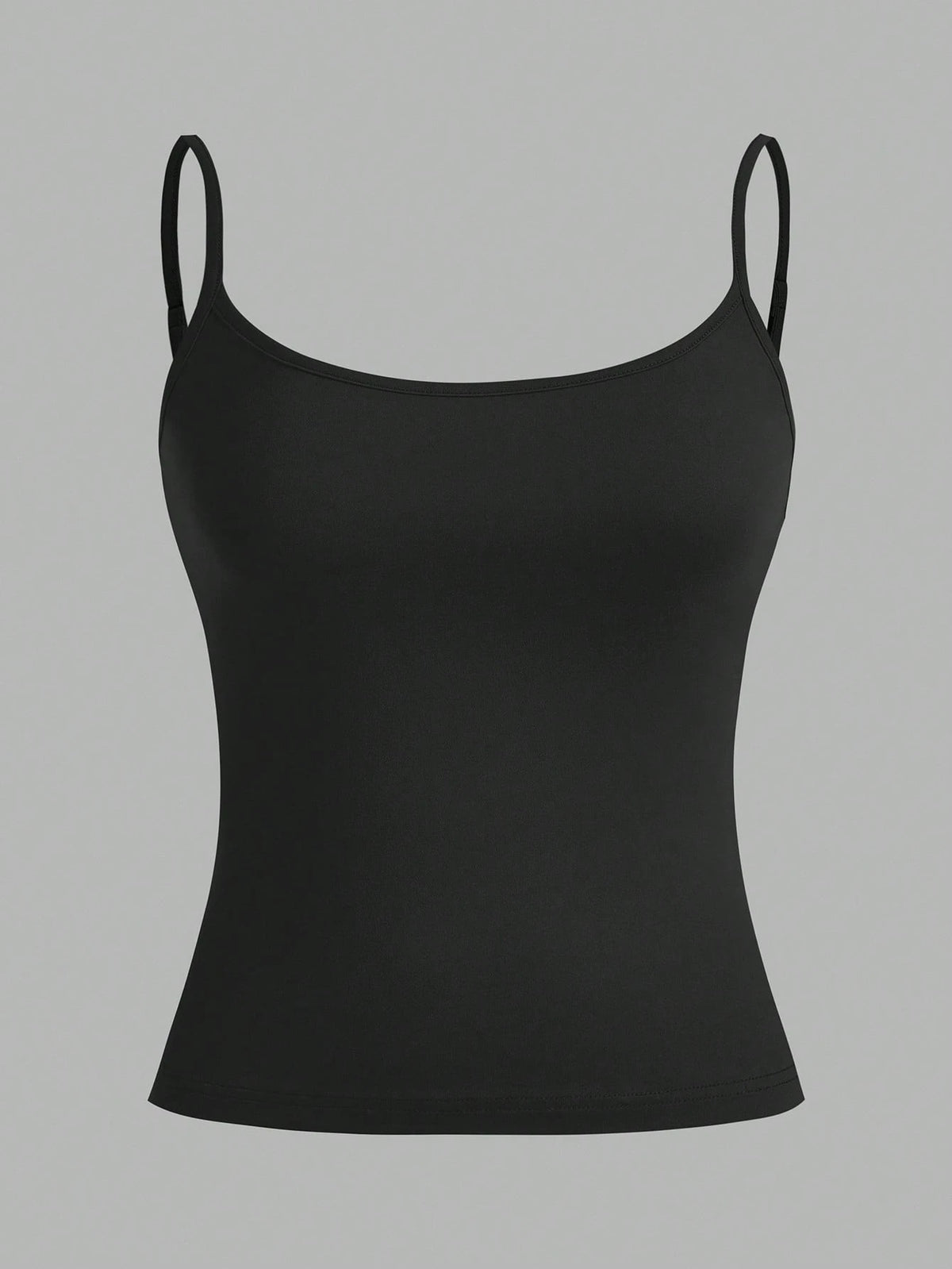 EZwear 3pcs Women's Camisole Cropped Tank Top, Fitted And Sexy, Suitable For Summer 3 Packs Black Tank Tops Back To School