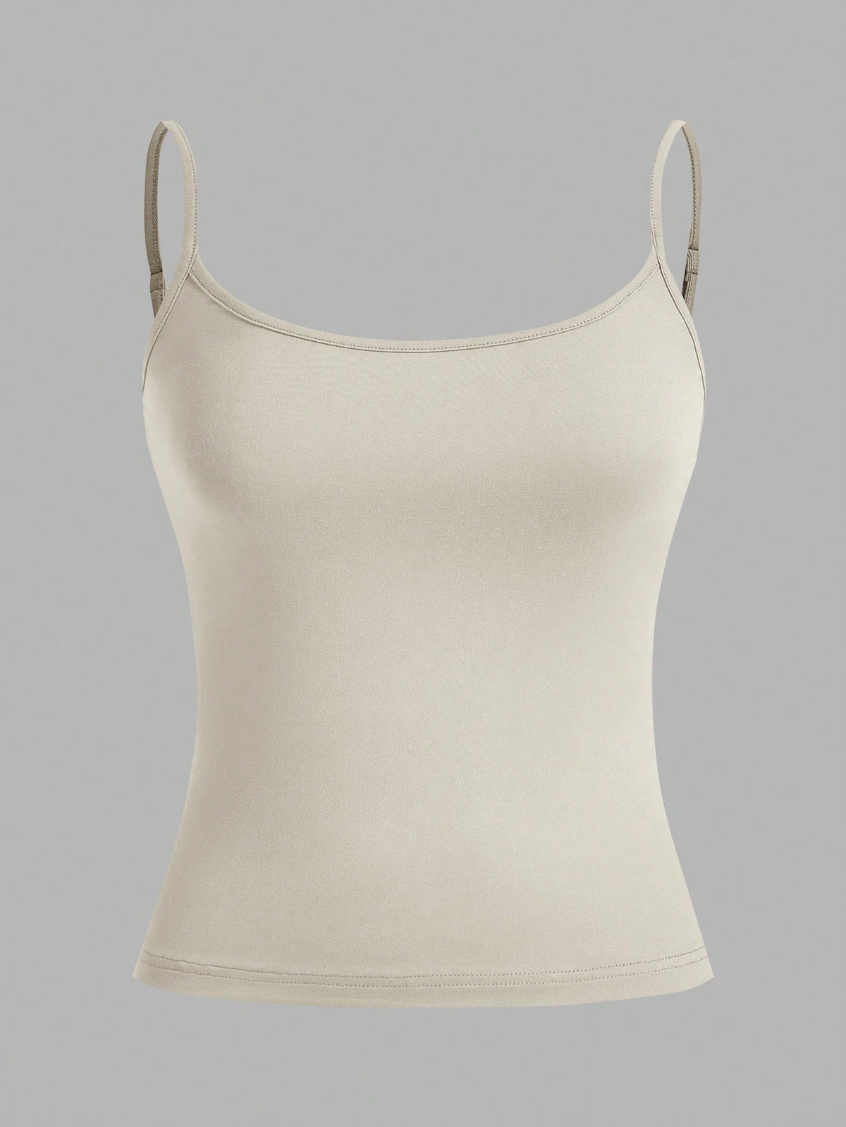 EZwear 4pcs Solid Color Backless Cami Top Back To School