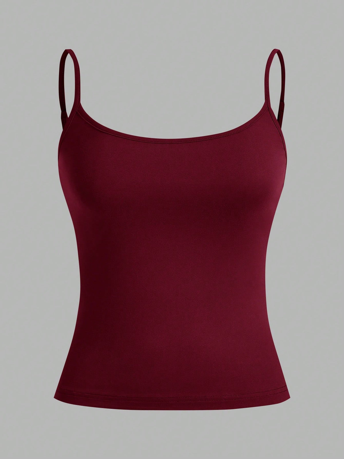 EZwear 4pcs Solid Color Backless Cami Top Back To School