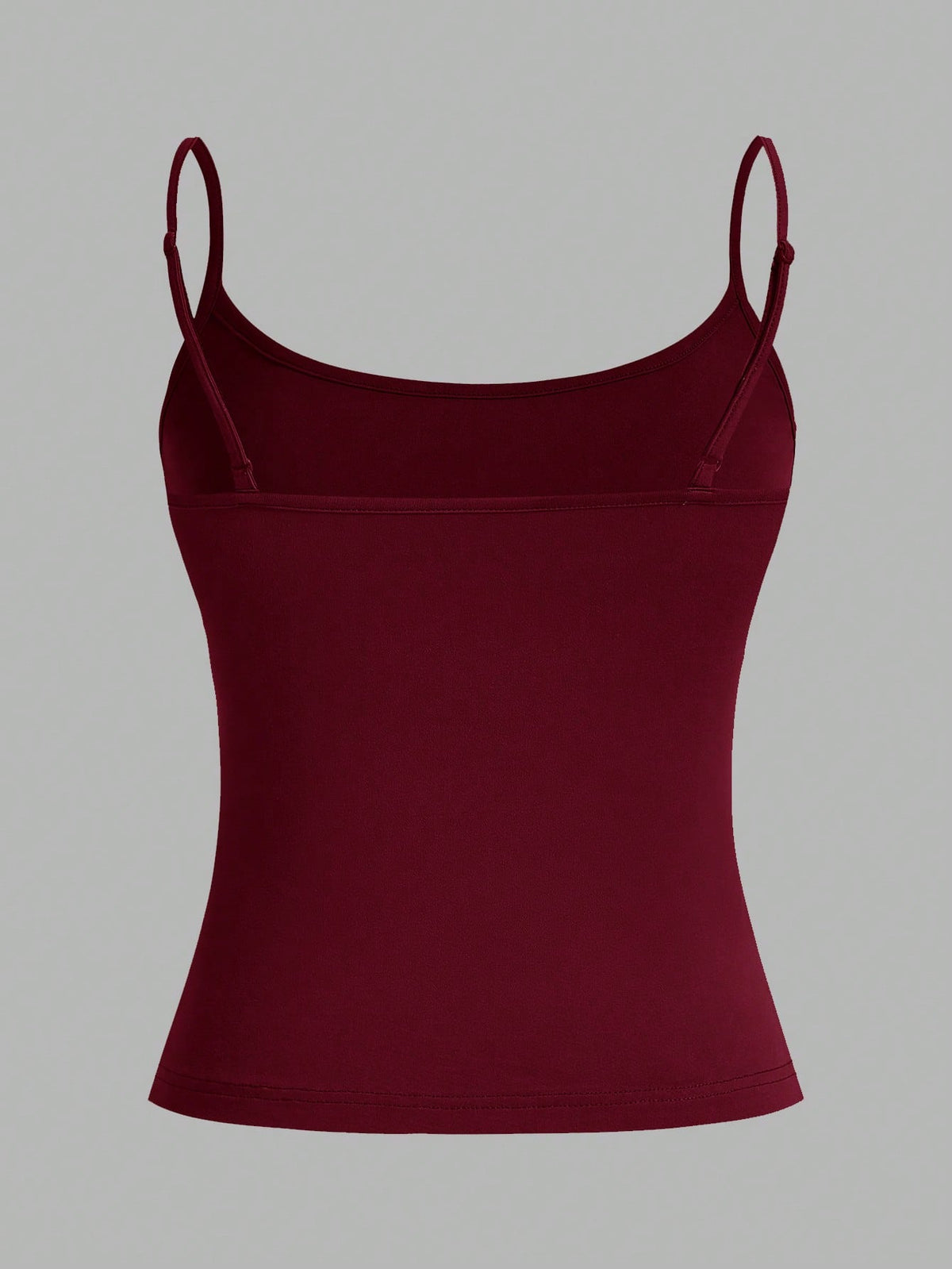 EZwear 4pcs Solid Color Backless Cami Top Back To School