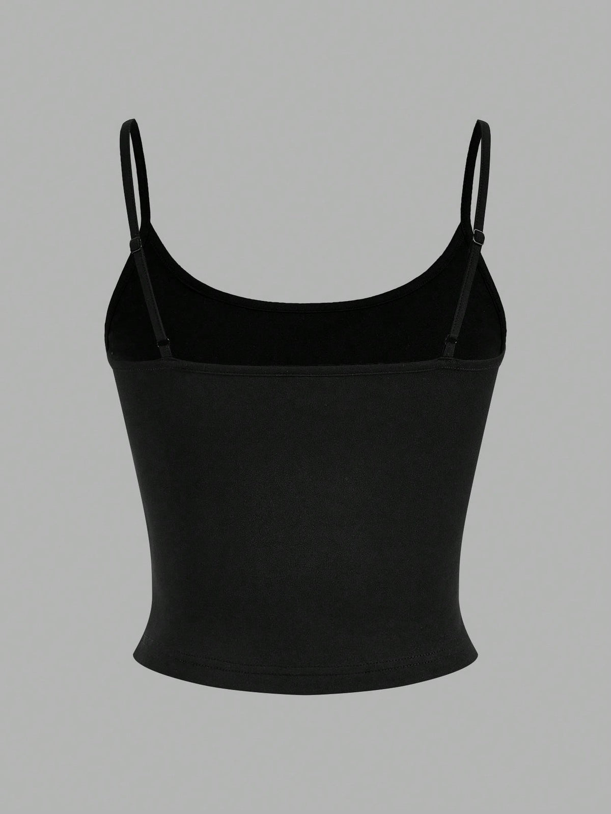 EZwear 4pcs Women's Black, White, Grey Cropped Tight Fit Casual Camisole Tank Tops, Suitable For Summer Back To School