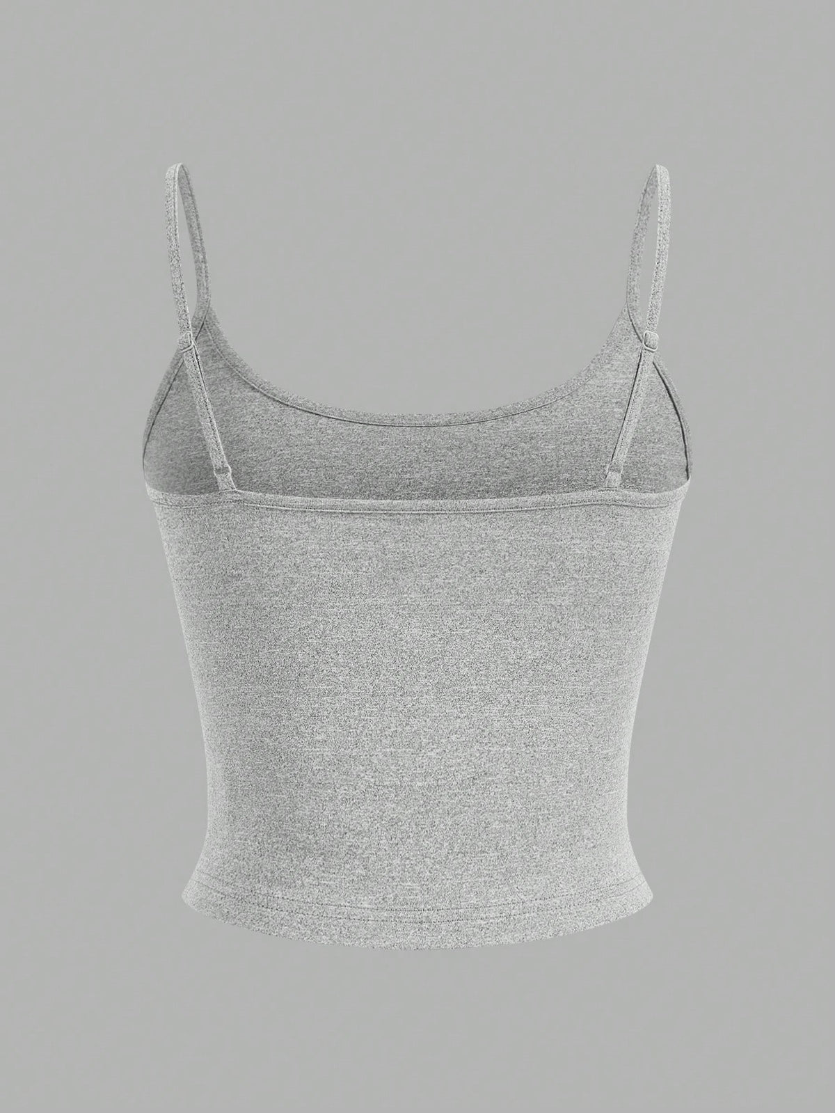 EZwear 4pcs Women's Black, White, Grey Cropped Tight Fit Casual Camisole Tank Tops, Suitable For Summer Back To School