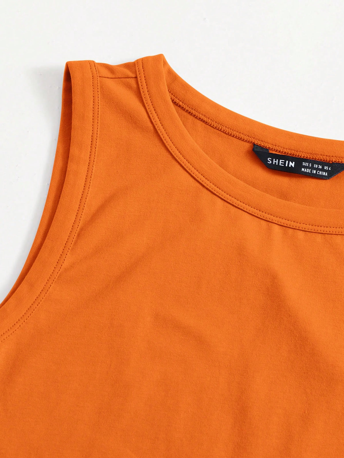 EZwear Solid Crop Tank Top