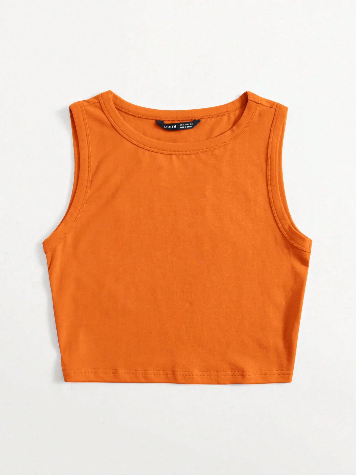 EZwear Solid Crop Tank Top
