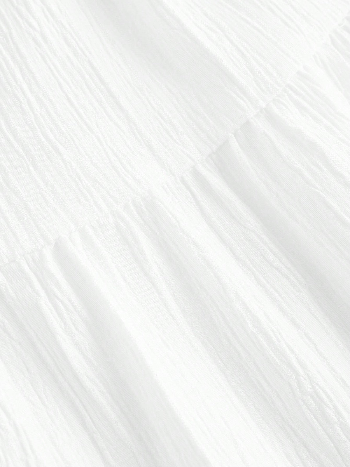 EZwear Women's Casual Holiday Multi-Layer Cake Hem Skirt, Suitable For Summer White Tiered Skirt Long White Skirt Drawstring Skirt Summer Skirt Chic Dress