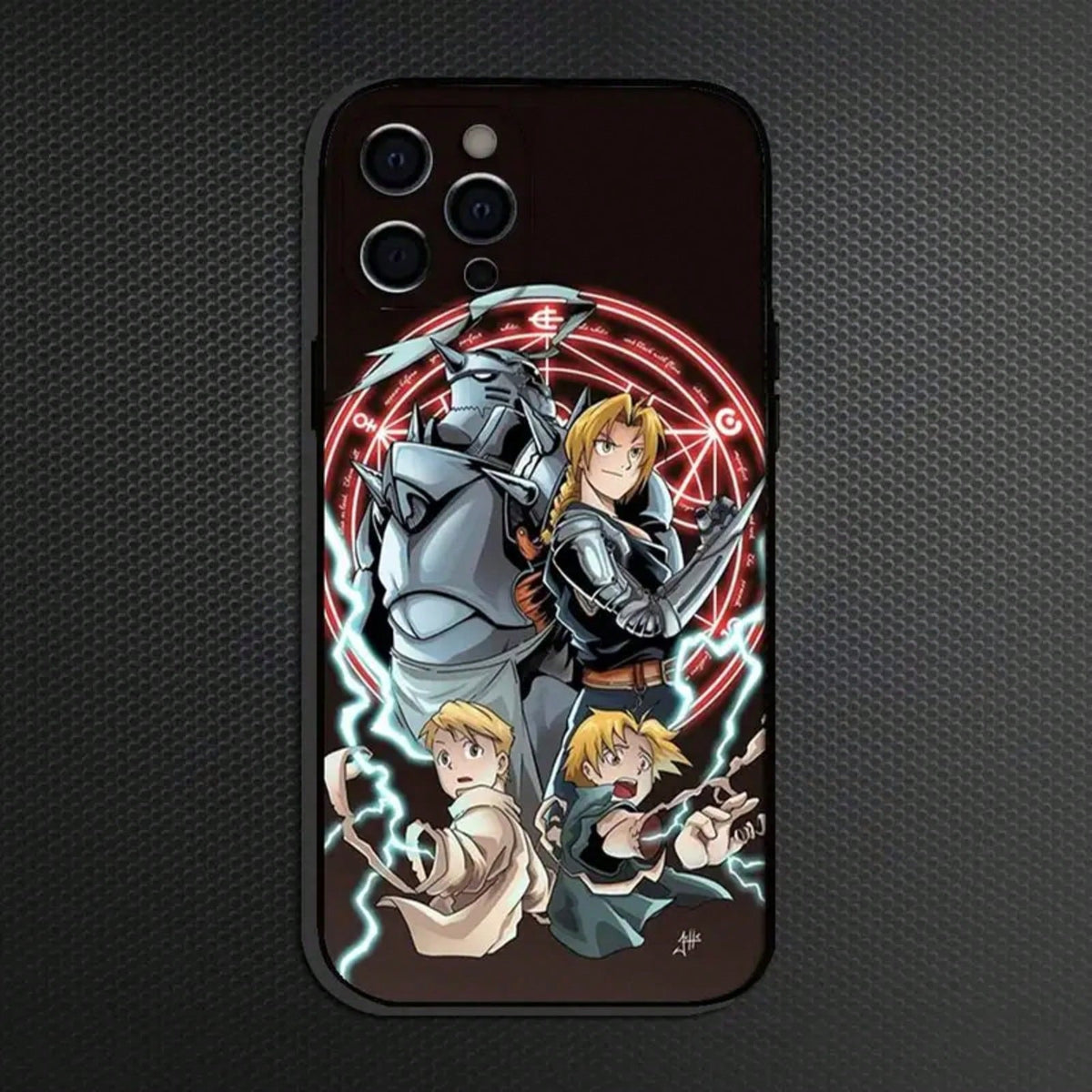 F-Fullmetal A-Alchemist Brotherhood Phone Case For IPhone 16,15,14,13,12,11 Plus,Pro Max, Others Soft Black Cover