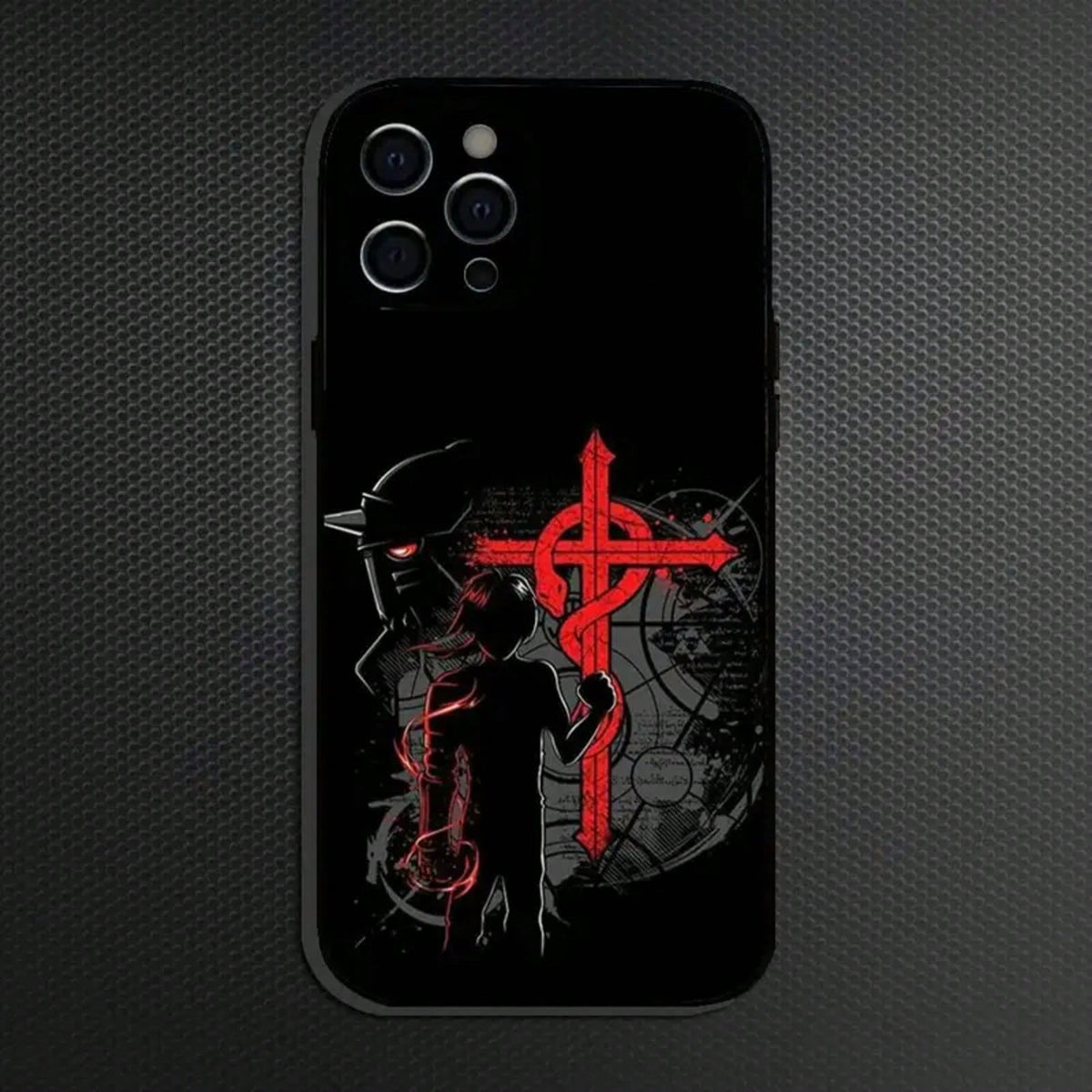 F-Fullmetal A-Alchemist Brotherhood Phone Case For IPhone 16,15,14,13,12,11 Plus,Pro Max, Others Soft Black Cover