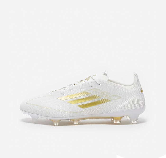 adidas F50 Elite FG – White/Gold Metallic