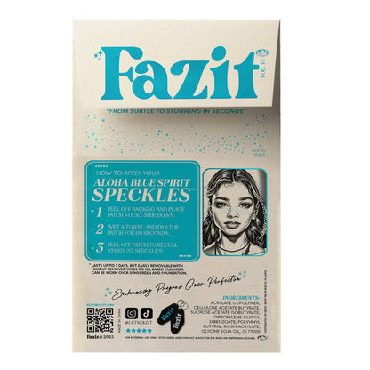 Fazit - Aloha Blue Spirit Speckles Makeup Patches