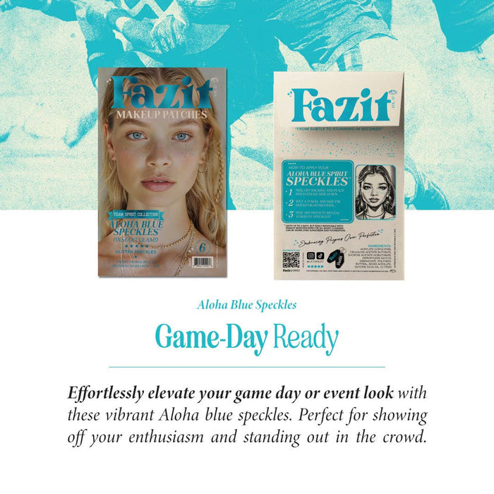 Fazit - Aloha Blue Spirit Speckles Makeup Patches