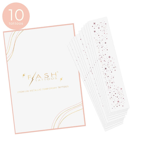 Flash Tattoos - Galactic Pink Face Freckles