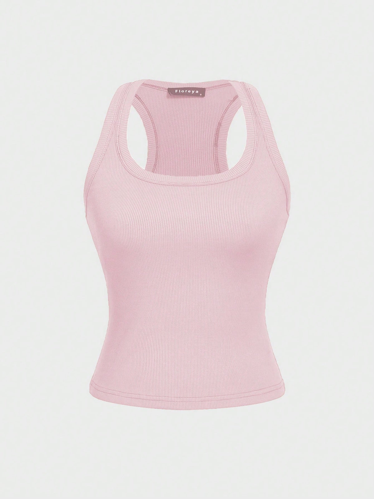 Floreya Square Neck Camisole Top For Women, Casual Slim Fit Sleeveless Crop Top, Versatile For Summer, Autumn & Spring