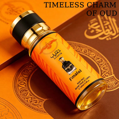 FMALOL Arabian Men's Perfume Spray, 3.4 Oz, Portable Body Spray, Long-Lasting Oriental Fragrance, Suitable For Hair And Body, Ideal For Parties, Dates, And Gift-Giving, An Exquisite Holiday Gift.