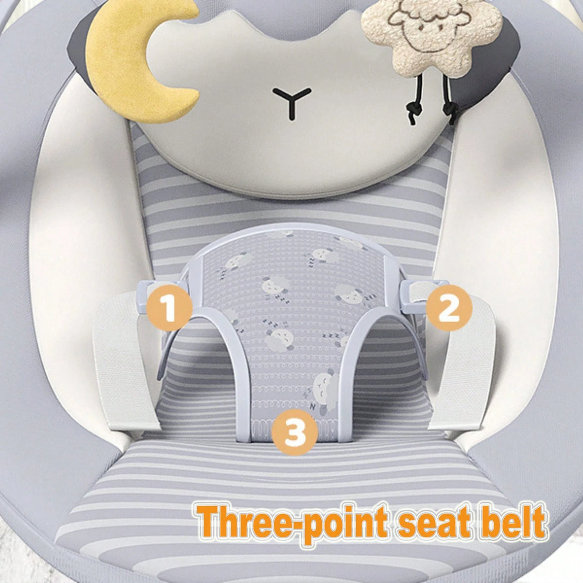 Foldable Baby Bouncer Rocker,Lightweight Infant Seat For 0-6 Months Up To 20 Lbs,Indoor Outdoor Travel,Thanksgiving Halloween Christmas Holiday Gift
