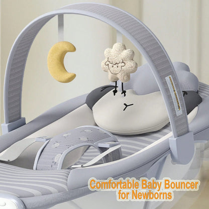 Foldable Baby Bouncer Rocker,Lightweight Infant Seat For 0-6 Months Up To 20 Lbs,Indoor Outdoor Travel,Thanksgiving Halloween Christmas Holiday Gift