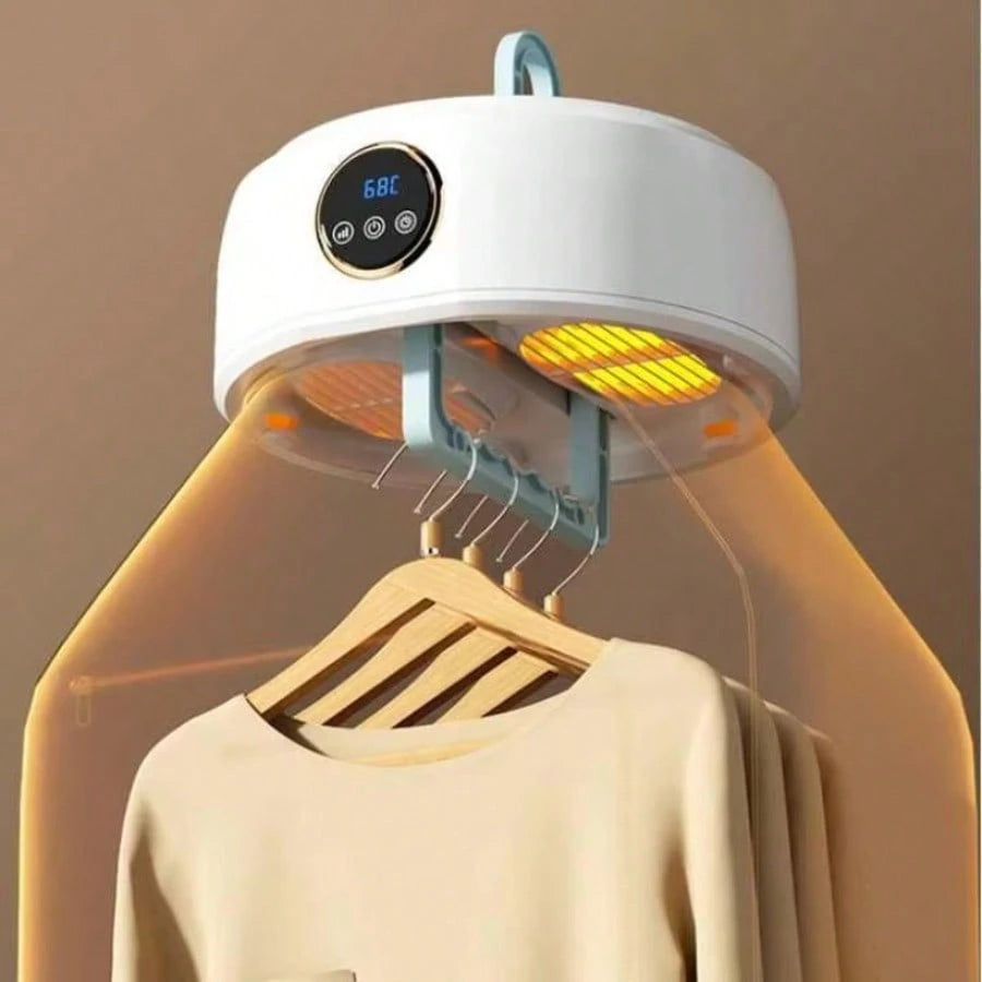 Foldable Clothes Dryer With Smart Touch Screen With Dry Bag, Quick Drying, Two-Speed Control, Timer Function, Quick & Easy Design For Apartments, Dorms & Rvs For Home & Dorm Use