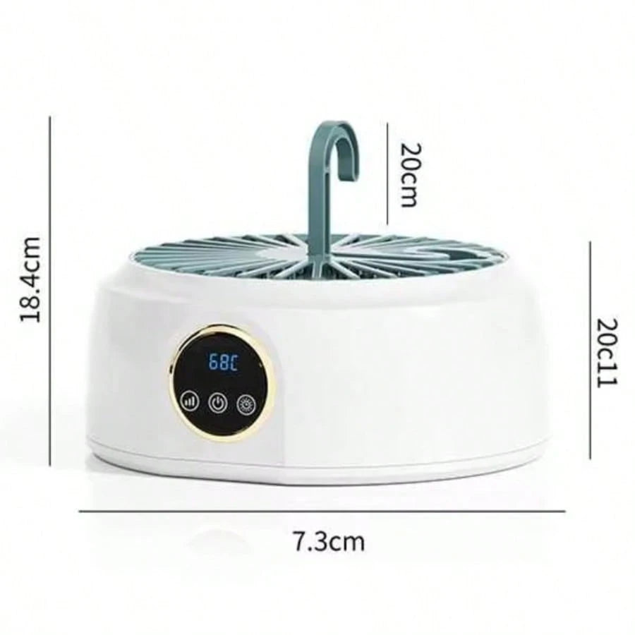 Foldable Clothes Dryer With Smart Touch Screen With Dry Bag, Quick Drying, Two-Speed Control, Timer Function, Quick & Easy Design For Apartments, Dorms & Rvs For Home & Dorm Use