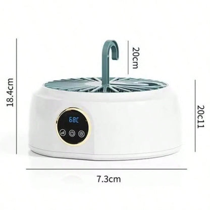 Foldable Clothes Dryer With Smart Touch Screen With Dry Bag, Quick Drying, Two-Speed Control, Timer Function, Quick & Easy Design For Apartments, Dorms & Rvs For Home & Dorm Use