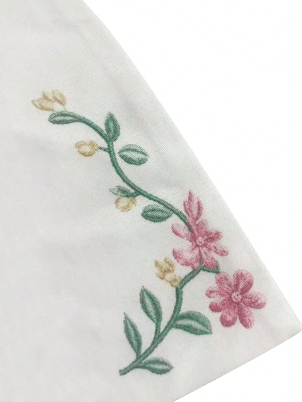 Franclia Women's Floral Embroidery Patchwork Casual Versatile Daily Wear Top