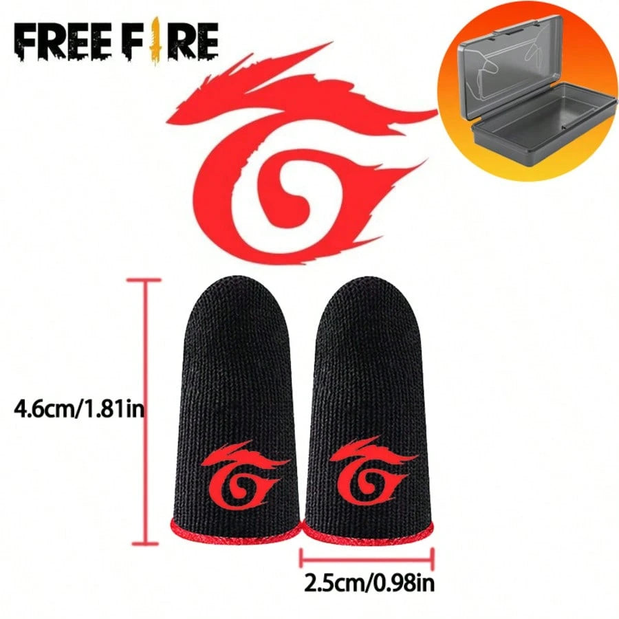 [Free Fire] Gaming Finger Sleeve Gloves Touch Thumb (2pcs) Anti-Sweat COD Mobile Legends State Of Survival