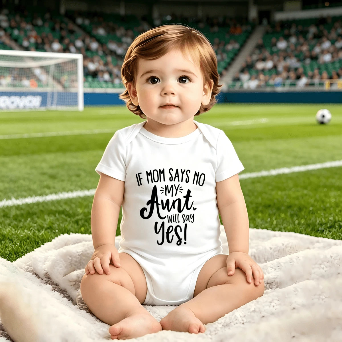 Funny Aunt Saying Baby Bodysuit, Soft Cotton Short Sleeve Infant Romper, Cute Newborn Essentials, Perfect Baby Shower Gift