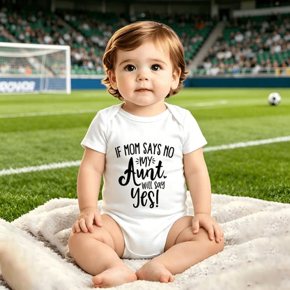 Funny Aunt Saying Baby Bodysuit, Soft Cotton Short Sleeve Infant Romper, Cute Newborn Essentials, Perfect Baby Shower Gift