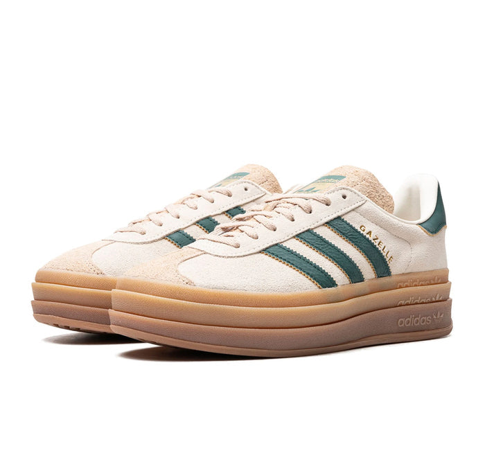 Adidas Gazelle Bold "Magic Beige Collegiate Green"