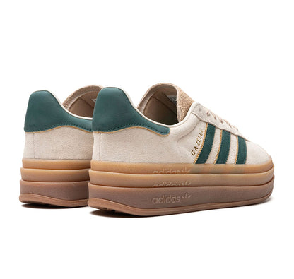 Adidas Gazelle Bold "Magic Beige Collegiate Green"