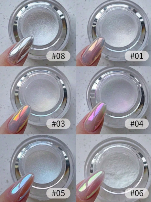 Get Glamorous With 1 Bottle 0.3g Manicure Holo Powder, Celestial Moonlight Theme Holographic/ Glitter Powder, Suitable For Spring & Summer Travel/Women & Girls/Home DIY Manicure Salon Use For Professi