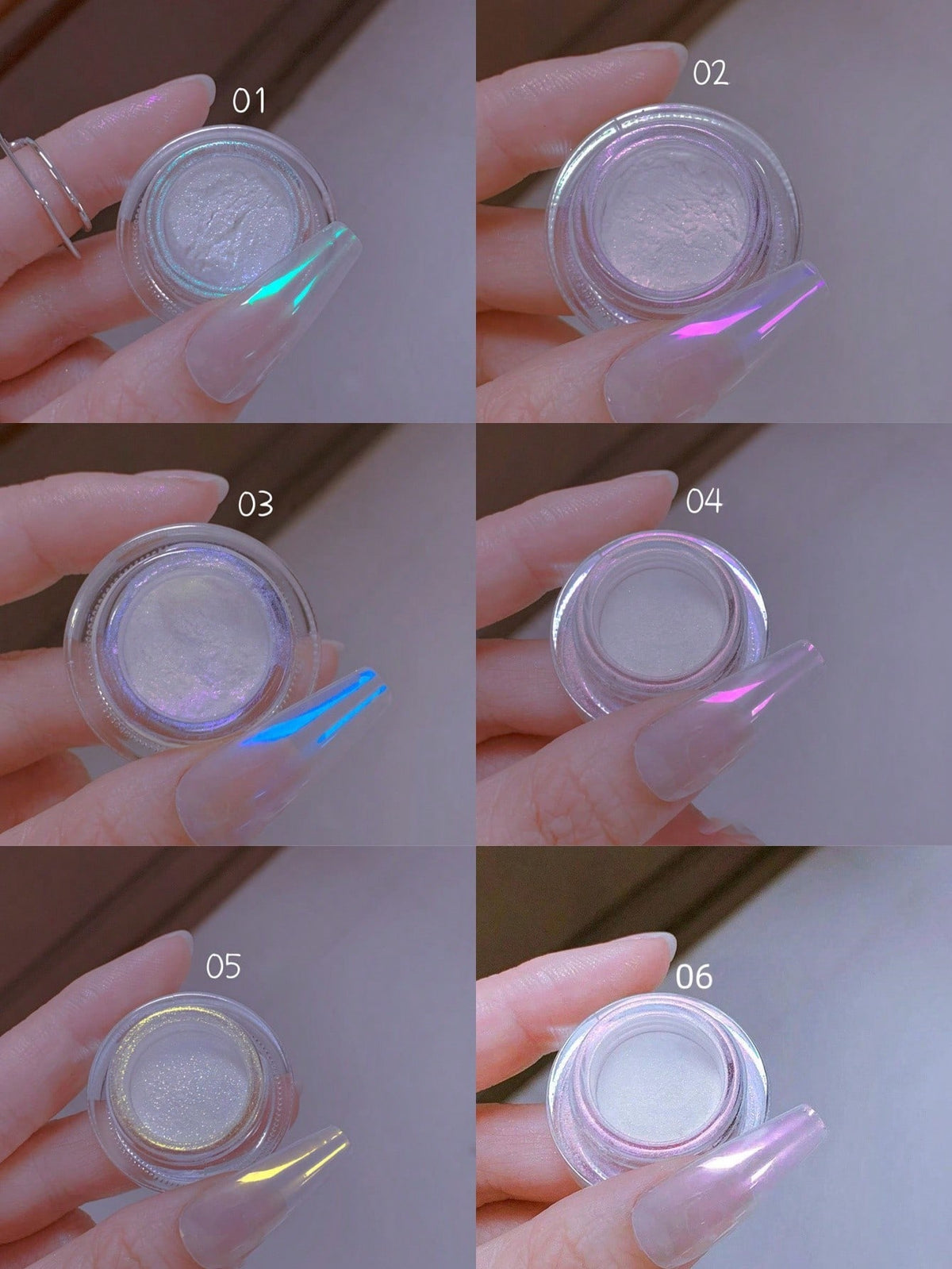 Get Glamorous With 1 Bottle 0.3g Manicure Holo Powder, Celestial Moonlight Theme Holographic/ Glitter Powder, Suitable For Spring & Summer Travel/Women & Girls/Home DIY Manicure Salon Use For Professi