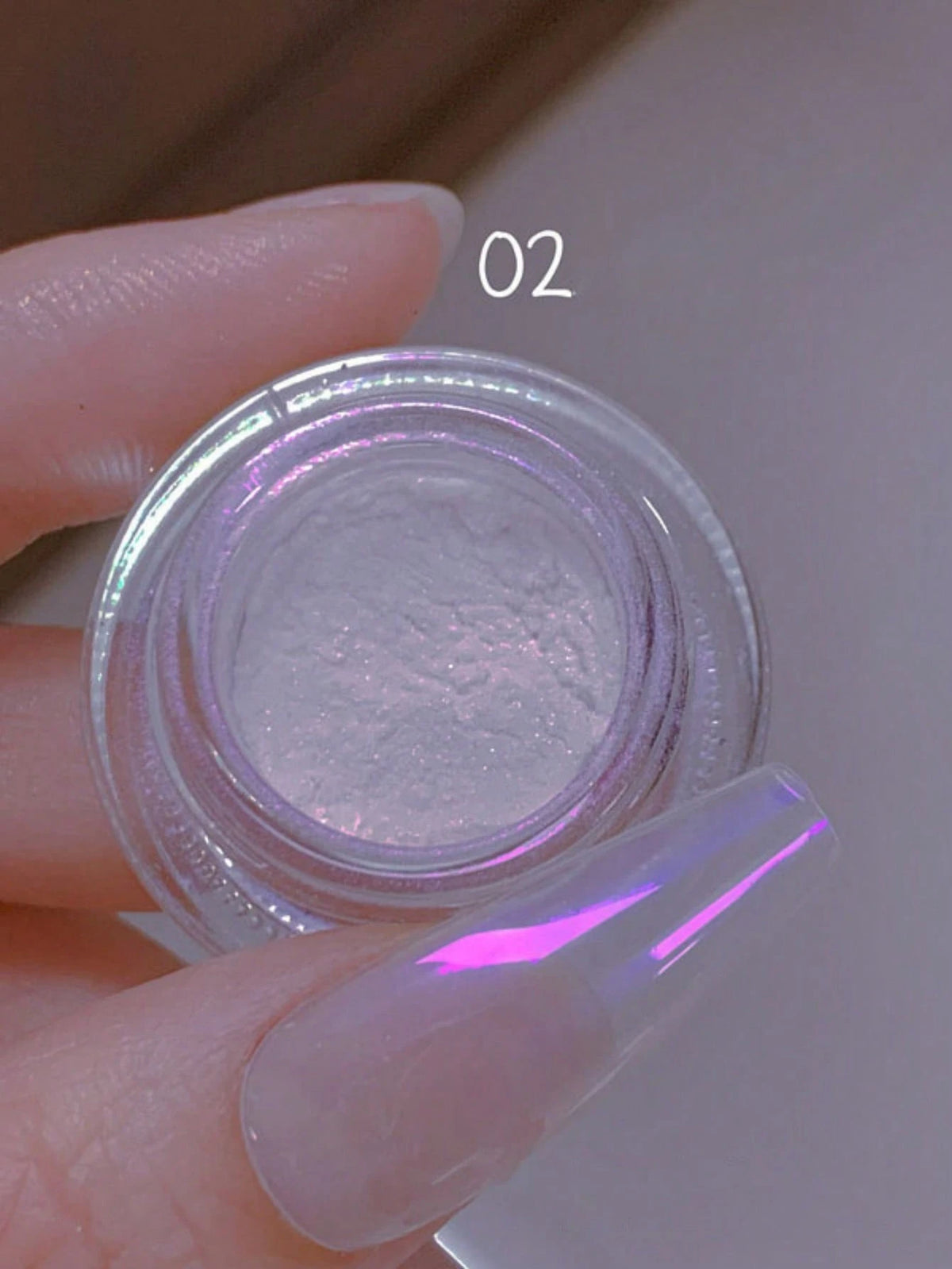 Get Glamorous With 1 Bottle 0.3g Manicure Holo Powder, Celestial Moonlight Theme Holographic/ Glitter Powder, Suitable For Spring & Summer Travel/Women & Girls/Home DIY Manicure Salon Use For Professi