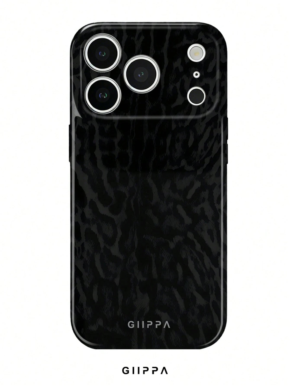 GIIPPA 1 Burgundy Leopard Print Design Phone 17 Pro Max Case, Suitable For Phone 16 Pro Max, 15 Pro Max, 14 Pro Max, Korean Stylish And Interesting Phone Case, Compatible With 11/12/13/14/15/16 Pro Ma