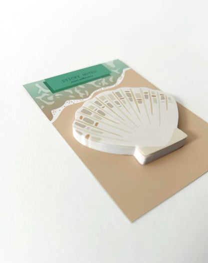 Girl of All Work Die Cut Sticky Notes - Seashell