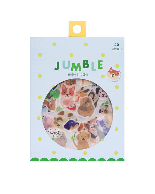 Girl of All Work Washi Stickers - Dogs Jumble