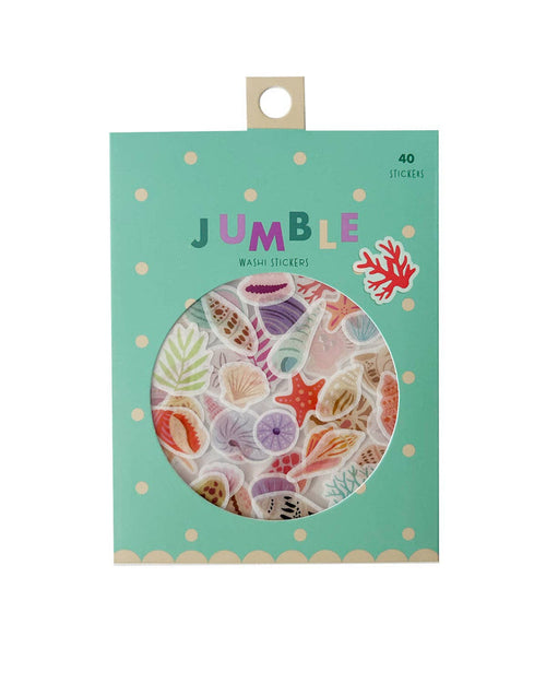 Girl of All Work Washi Stickers - Seashells Jumble
