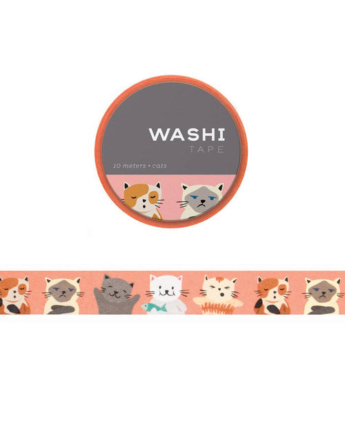 Girl of All Work Washi Tape - Cats