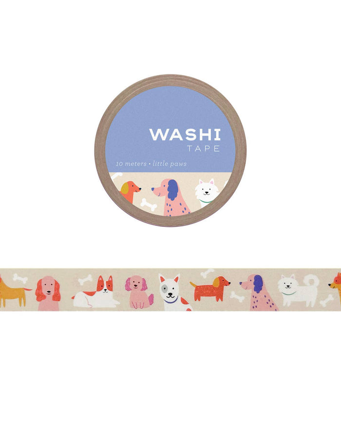 Girl of All Work Washi Tape - Little Paws